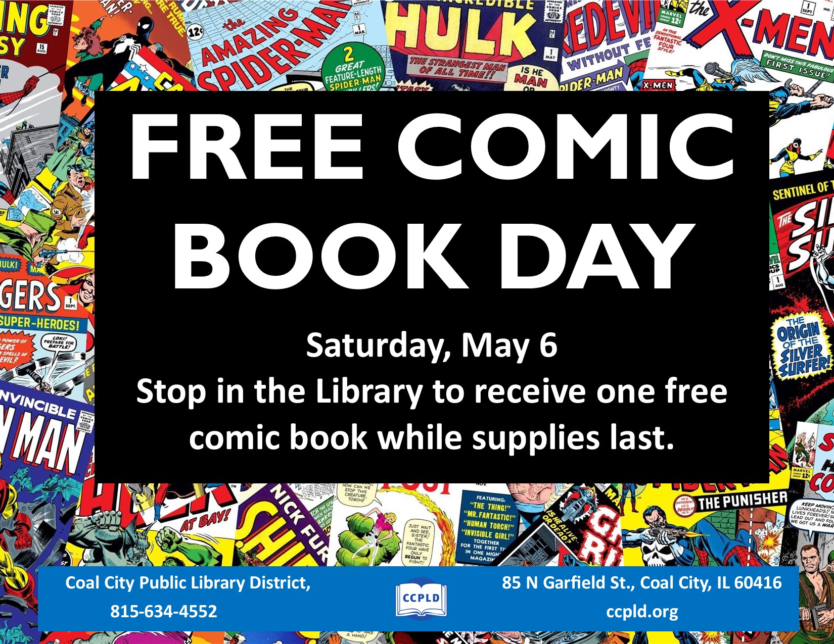 Free Comic Book Day | Coal City Public Library District