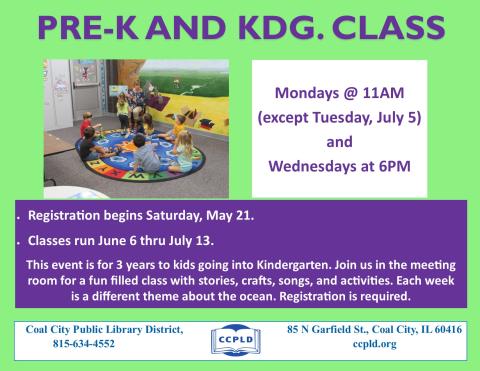 Pre-K and Kdg Summer