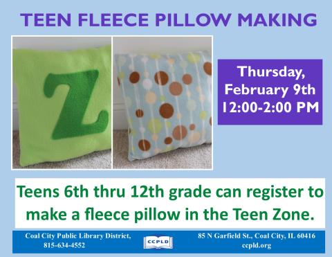 Teen Fleece Pillow