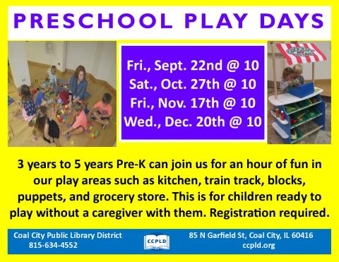 Preschool Play Days