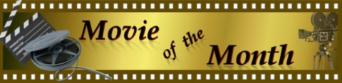 Movie of the Month film strip with camera