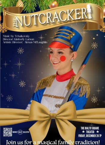 Nutcracker Poster for Rialto Square Theater