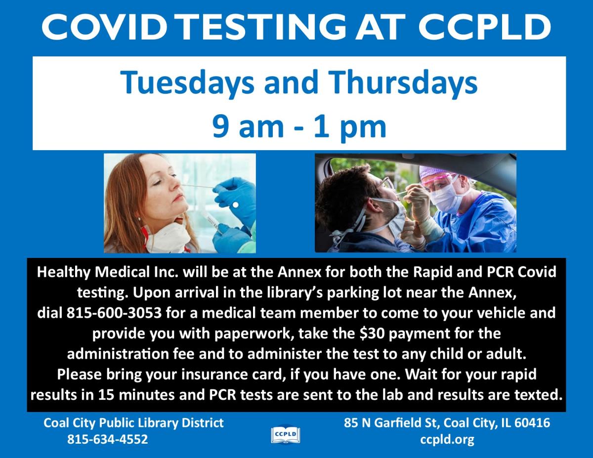 Covid Testing at CCPLD