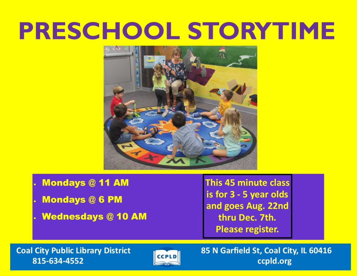 Preschool Storytime