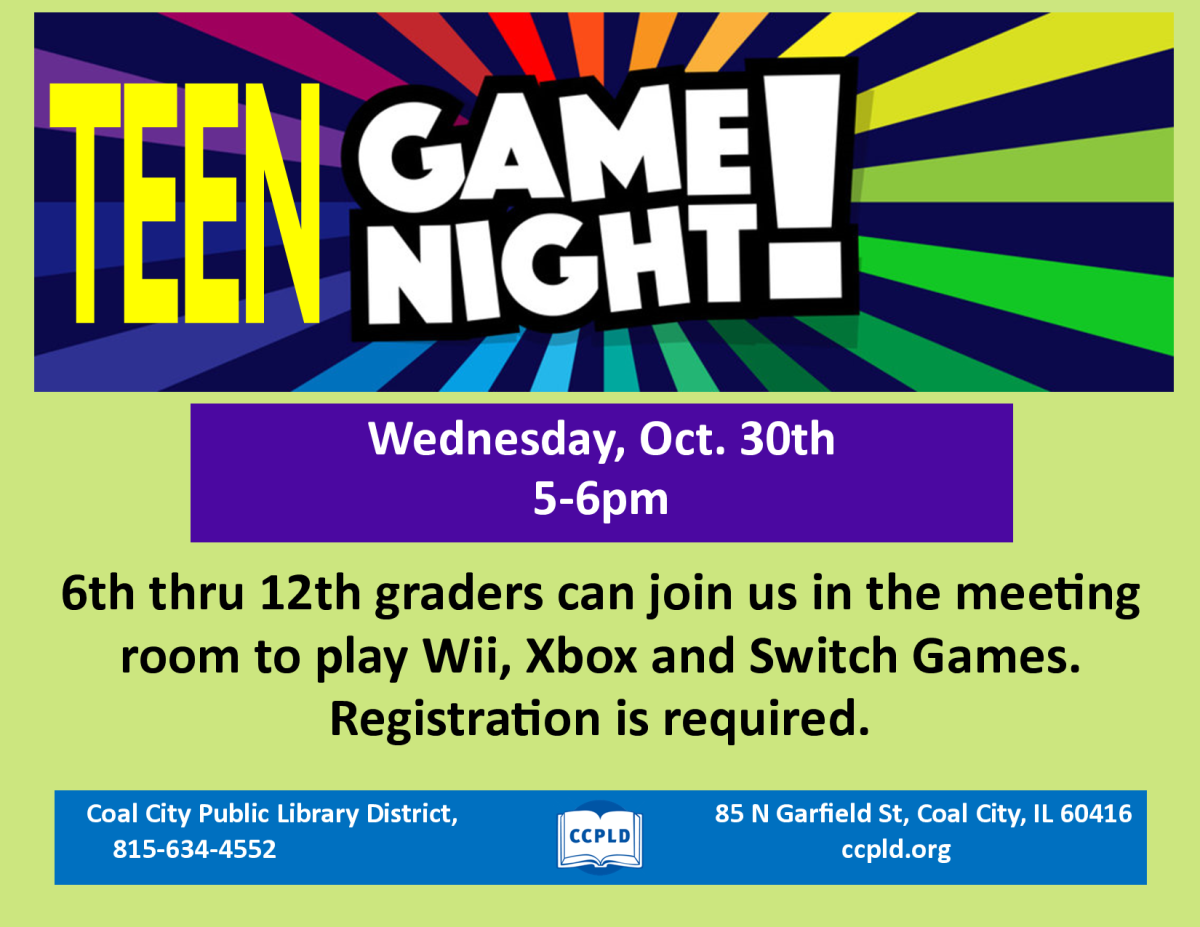 Teen Game Night poster