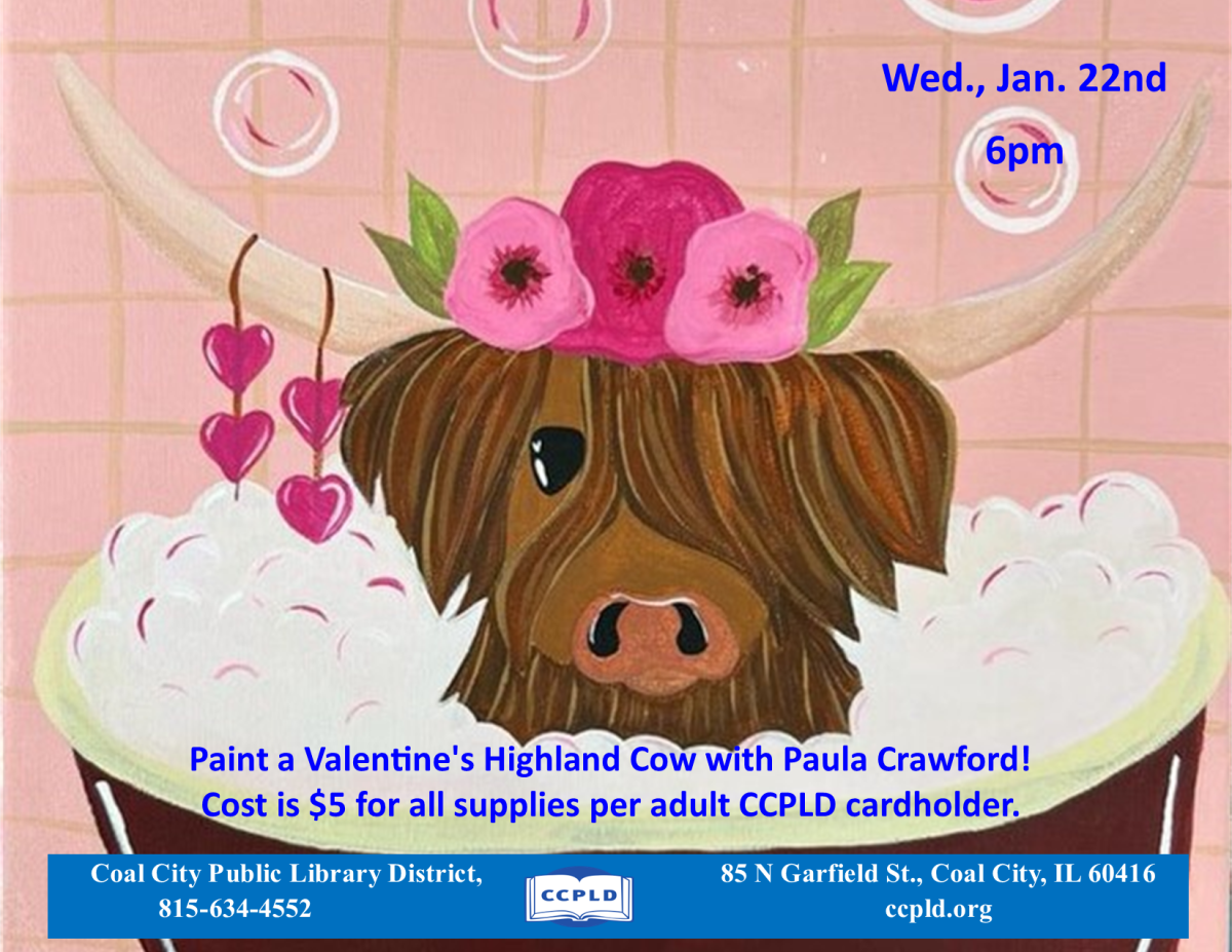 Paint with Paula painting showing a cow 